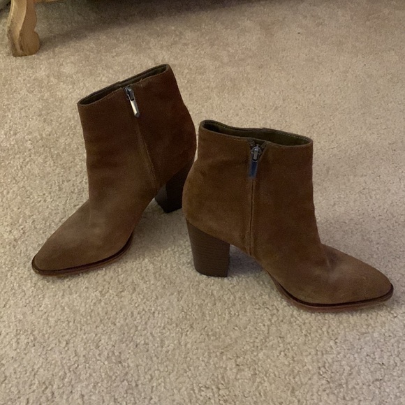 Sam Edelman Brown Suede Booties - Picture 3 of 5